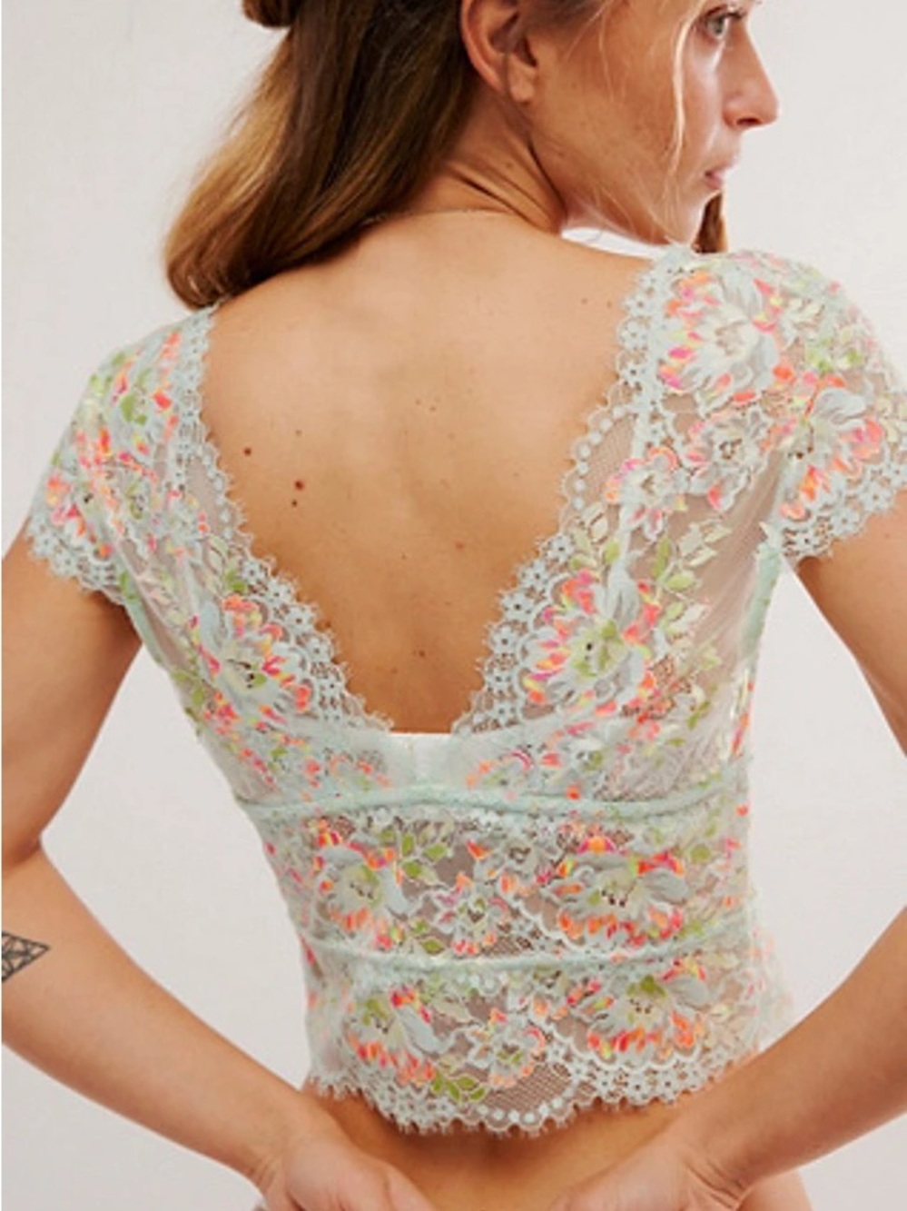 Lace Floral garden party lace tee - Picture 1 of 5